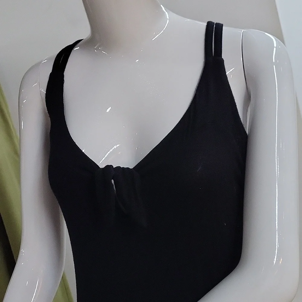 Alexandra Bartlett Black Spaghetti Strap Maxi Dress - Picture 2 of 9